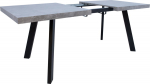 Dining table BRIGIT 159/198x84.5xH77cm, concrete