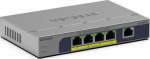 NETGEAR 5-PORT 1GB UNMANAGED POE SWITCH, (GS105PP)