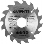 Graphite Circular saw blade, widiowa, 130 x 30 mm, 16 teeth