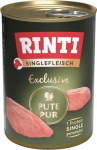 RINTI Singlefleisch Exclusive Turkey - wet dog food - 400g