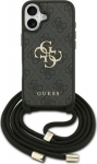 Guess 4G Big Logo Cord Stap Crossbody for iPhone 17 / black