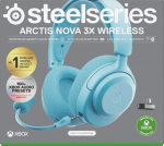 STS Juhtmevaba Peakomplekt SteelSeries Nova 3X, helesinine