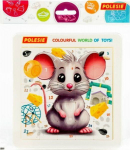 Melissa & Doug Polesie 23142 Łamigł&oacute;wka, puzzle puzzle ''Myszka'' 25 elements in the bag