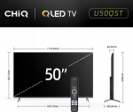 Television CHiQ U50QST QLED 50'' 4K Ultra HD Google TV
