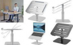 Fellowes Laptop stand Alumia bis 15" Max.5KG adjustable. silb