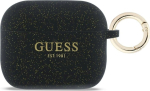 Guess Silicone Glitter Ring Case for AirPods Pro 3 / black