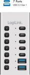 Logilink Hub 7xUSB-A/C z switch on/off