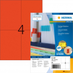 HERMA labels A4 rot 105x148 mm Paper matt 400 St