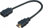 Vivolink Pro HDMI Male/Female 0.2m,