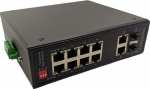 Extra Digital PoE Switch 10 Ports 1000M with 2 SFP Ports 1000M