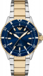 Emporio Armani World Explorer Solar Chronograph AR11738 Silver Blue 42mm