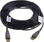 Mercodan Fiber Displayport 10m, DP, 1.4, 32Gbps,, 4:4:4, 8K 60p