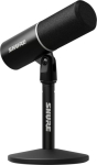 Shure MV6 gen2 - USB-C cardioid dynamic microphone for gamers and streamers, black