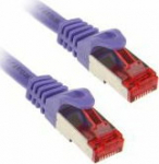 InLine 3m Cat.6 network cable 1000 Mbit RJ45 - fioletowy (76403P)