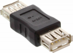 Adapter USB InLine USB-A - USB-A Czarny (33300)