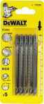 Dewalt Jigsaw blade type T HCS100x73mm graduation 2.5mm 5szt. do wood - DT2053
