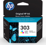 ORIGINAL HP 303 TRI-COLOUR, INK CARTRIDGE