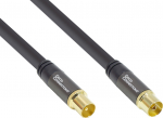 Alcasa Good Connections GC-M2060 - 30 m - RG-6/U - IEC/Koax - IEC/Koax - Schwarz