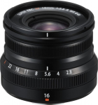 Fujifilm Fujinon XF 16mm f/2.8 R WR objektiiv, must