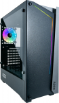 AZZA APOLLO 430 - Midi Tower - PC - Schwarz - Transparent - ATX - micro ATX - Hardened glass - Gaming