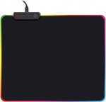 Omega hiirematt Varr Pro LED, must (44888)