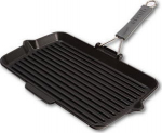Staub Square Grill Pan 34x21cm induction, Black, Cast Iron