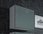 Cama MEBLE Cama Square cabinet VIGO 50/50/30 white/grey gloss