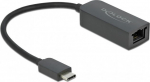 DELOCK Adapter USB Typ-C Stecker zu 2.5 Gigabit LAN compact