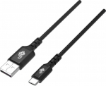 TB Kabel USB-USB C 1m silicone black Quick Charge