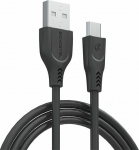 Cable USB Somostel USB-A - USB-C 2 m Czarny (25707)