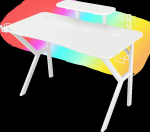 GNS Genesis | Gaming Desk | Holm 320 RGB | White