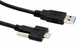 Exsys EX-K1593V - 1 m - USB A - USB C - USB 3.2 Gen 2 (3.1 Gen 2) - 10 Gbit/s - Schwarz