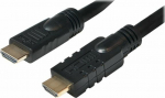 Logilink CHA0025 HDMI Cable, Active, M/M, 25m, black | Logilink | CHA0025 HDMI Cable, Active, M/M | HDMI to HDMI | 25 m