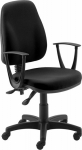 Office Products Paros Black Office Chair