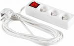 Power Strip Elcan 3 jack 1.5 m White (PM-ZW-3G-15)