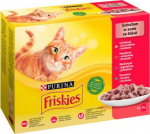 PUI Friskies Mix meat - wet cat food - 12 x 85 g