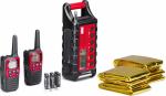 EK35 survival kit - 2 x XT30 radios, ER300 and thermo blankets Midland