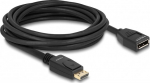 DELOCK DisplayPort 1.2 Verl&auml;ngerungskabel 4K 60 Hz 5 m