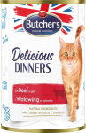 BUTCHER'S Delicious Dinners Pieces of beef in jelly - wet cat food - 400g