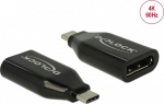 Delock Adapter USB Type-C&trade; male to DisplayPort female (DP Alt Mode) 4K 60 Hz
