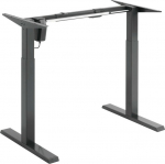 Maclean Desk with electric height adjustment Gray frame Ergo Office ER-433