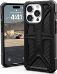 Kaitse&uuml;mbris Monarch, Apple iPhone 15 Pro, carbon fiber, Urban Armor Gear (UAG)