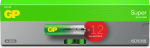 GP Batteries GP Super Alkaline Battery, Size AA, 15A/LR6, 1.5V (12-pack)