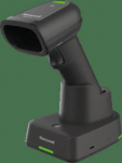 Honeywell 1962g, 2D, HD, multi-IF, kit (USB), black - cordless scanner, 2D, imager (high density), connection: multi-interface (RS232, KBW, USB), incl.: cable (USB, 2.7 m, straight, black), charging/transmitter cradle (presentation), protection class ...