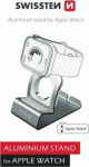 Swissten Aluminum stand for apple watch silver