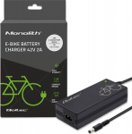 Qoltec Electric bike battery charger 36V | 42V | 2A | 5.5*2.1