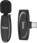 HOCO L-15 Wireless Lavalier Microphone, USB Type-C