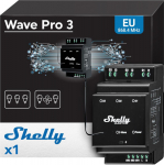Shelly Wave Pro 3 - relay switch 3x 16A (Z-Wave)