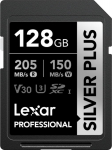 LEXAR SDXC PROFESSIONAL SILVER PLUS 1066X UHS-I/U3/A2/4K R205/W150 (V30) 128GB