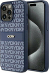 DKNY DKNY DKHCP15XPRTHSLB iPhone 15 Pro Max 6.7'' niebieski/blue hardcase Leather Mono Stripe & Metal Logo